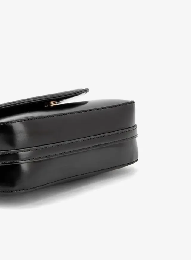 Solid Crossbody Bag With Detachable Strap – صورة 6
