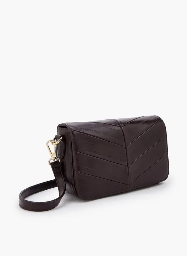 Textured Crossbody Bag With Adjustable Strap – image 3