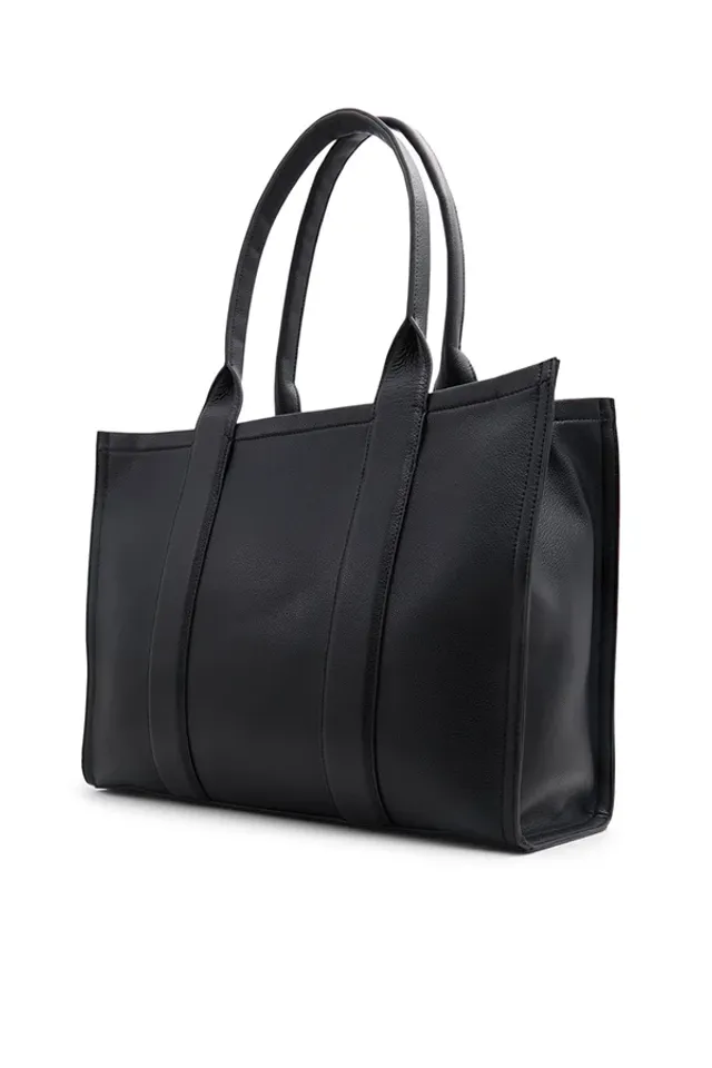 Qoaa Ladies Black Tote Bag – صورة 2
