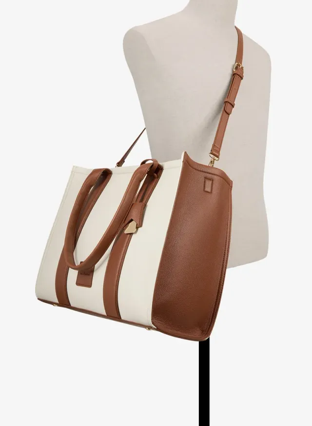 Qoaa Ladies Black Tote Bag – صورة 2