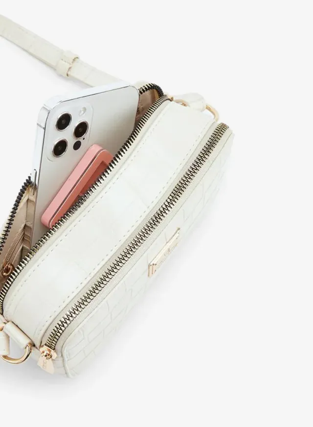 Textured Crossbody Bag With Adjustable Strap – image 7
