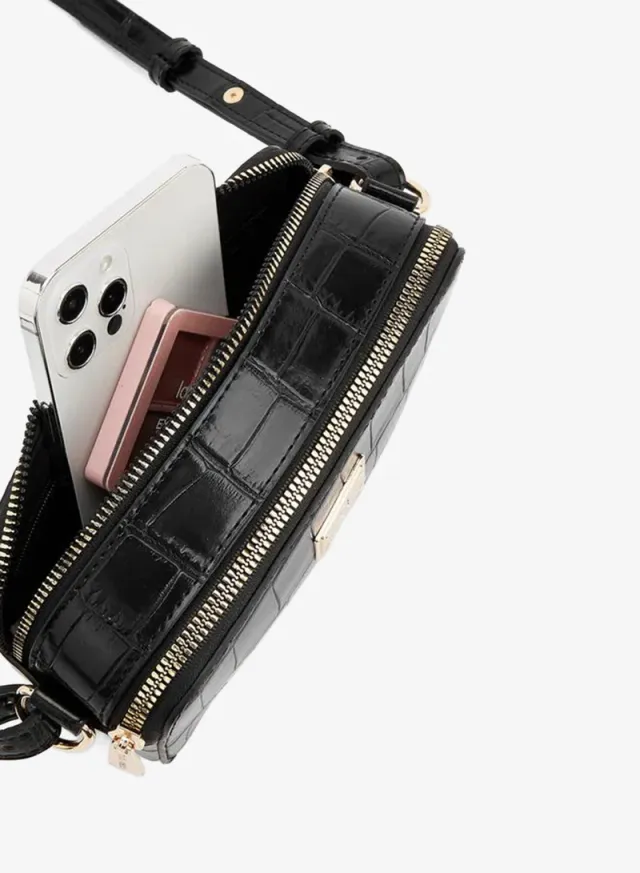 Textured Crossbody Bag With Adjustable Strap – image 7