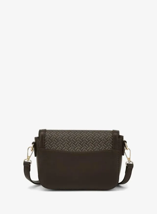 Monogram Print Crossbody Bag With Detachable Strap – صورة 4