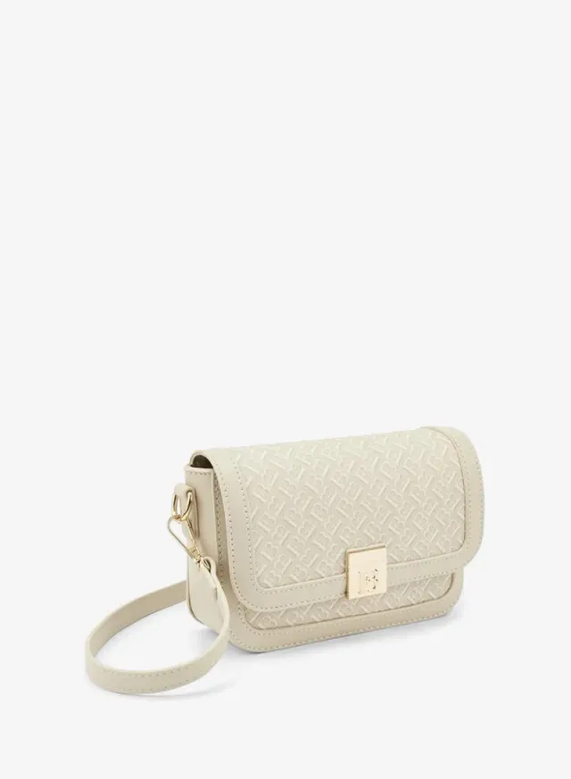 Monogram Print Crossbody Bag With Detachable Strap – image 3
