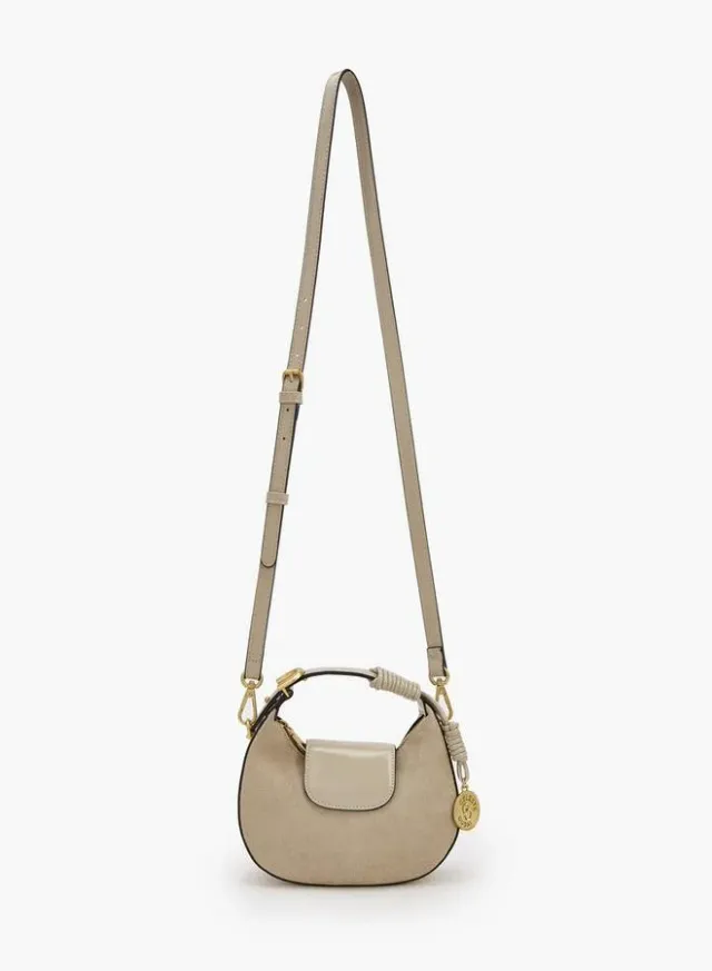 Suede Crossbody Bag With Rope Detail – صورة 2