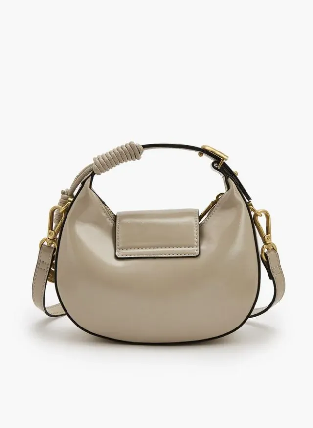 Suede Crossbody Bag With Rope Detail – صورة 6