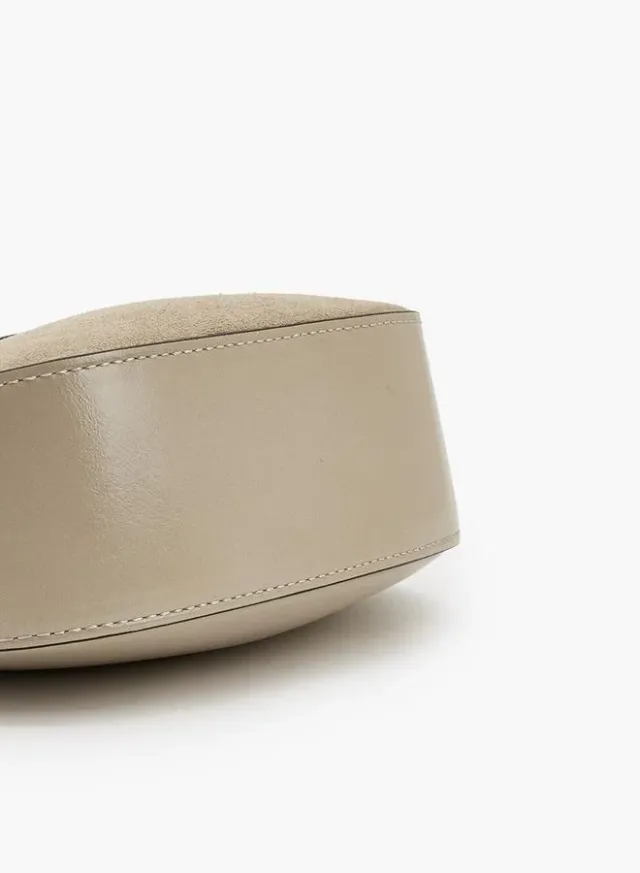 Suede Crossbody Bag With Rope Detail – صورة 7