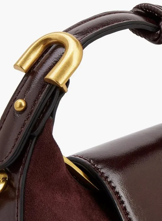 Suede Crossbody Bag With Rope Detail – صورة 4