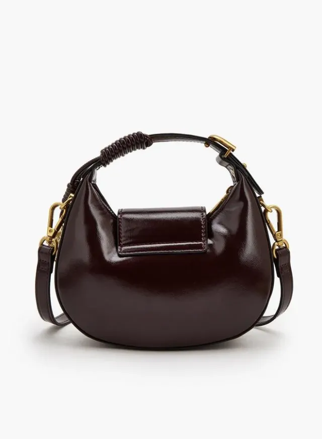 Suede Crossbody Bag With Rope Detail – صورة 5