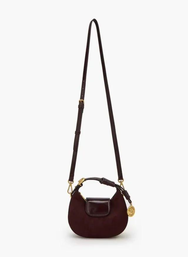 Suede Crossbody Bag With Rope Detail – صورة 7