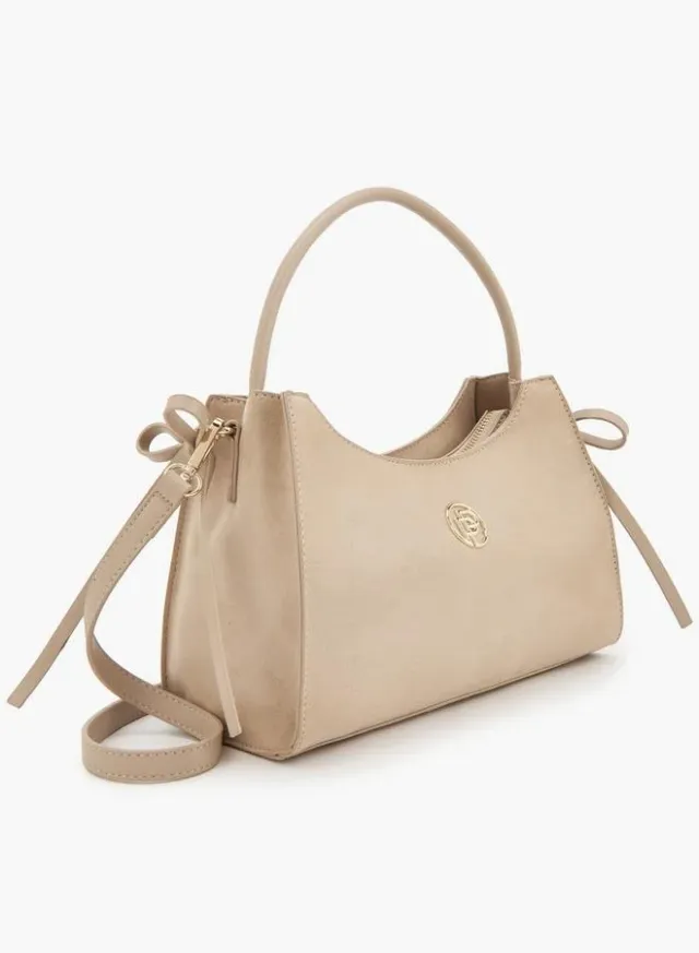 Metallic Accent Crossbody Bag With Detachable Strap – image 2