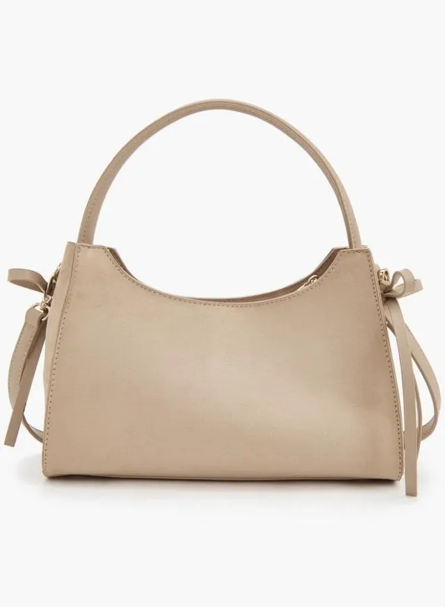 Metallic Accent Crossbody Bag With Detachable Strap – image 3