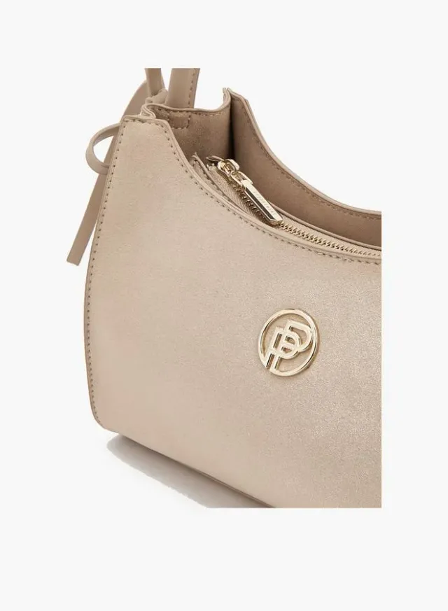 Metallic Accent Crossbody Bag With Detachable Strap – image 5