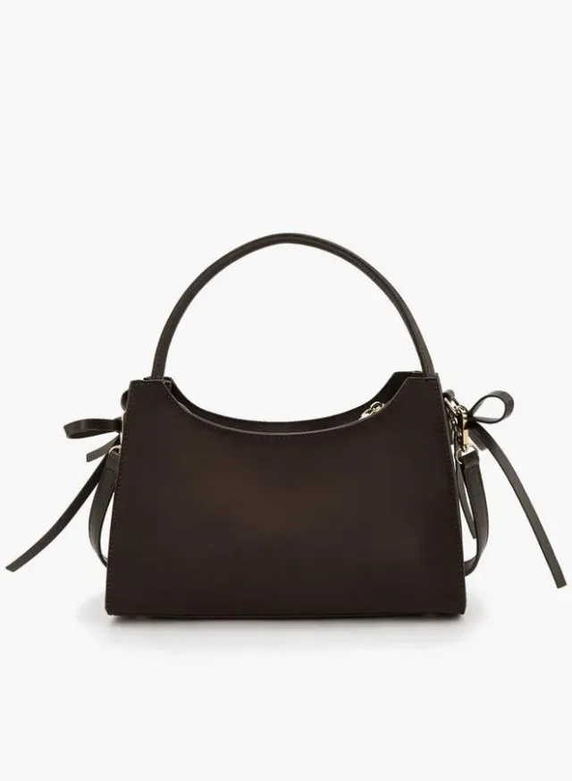 Metallic Accent Crossbody Bag With Detachable Strap – image 3