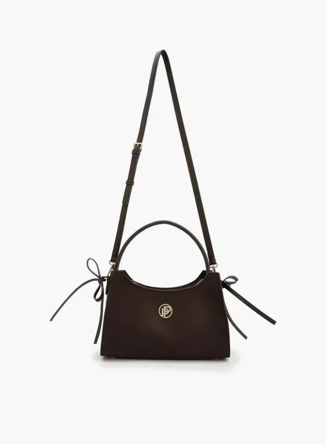 Metallic Accent Crossbody Bag With Detachable Strap – image 4