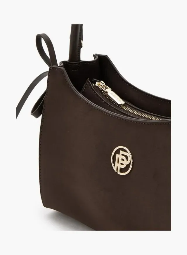 Metallic Accent Crossbody Bag With Detachable Strap – image 5