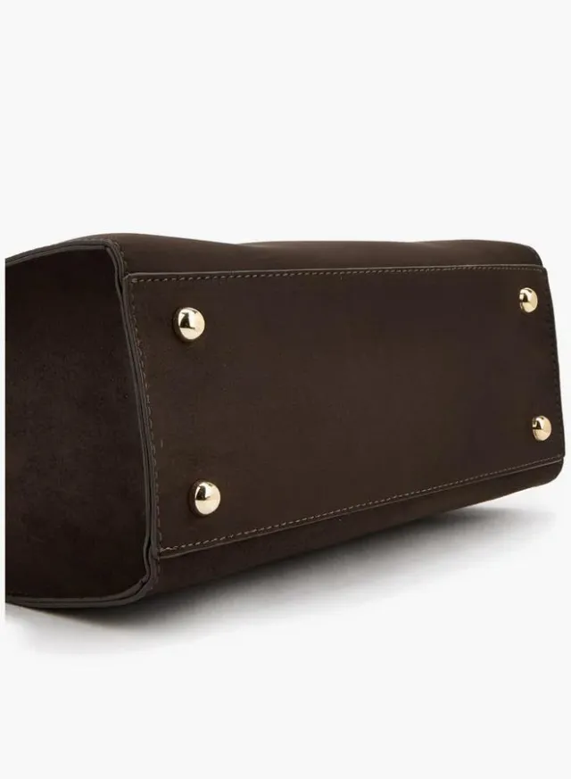 Metallic Accent Crossbody Bag With Detachable Strap – image 6