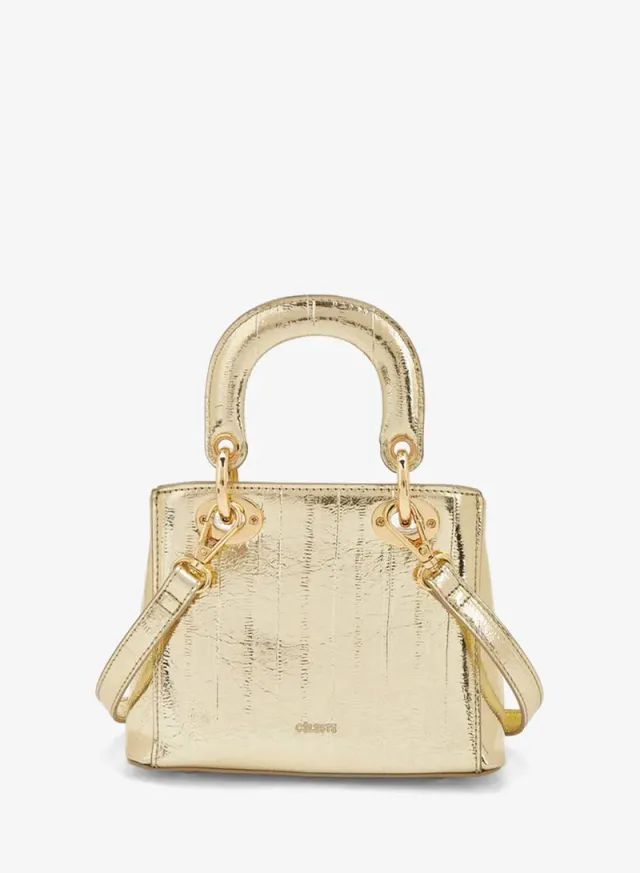 Bow Accent Crossbody Bag With Top Handle – image 5