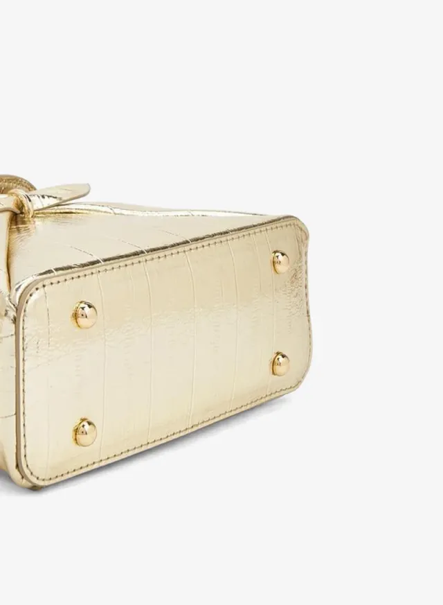 Bow Accent Crossbody Bag With Top Handle – image 6