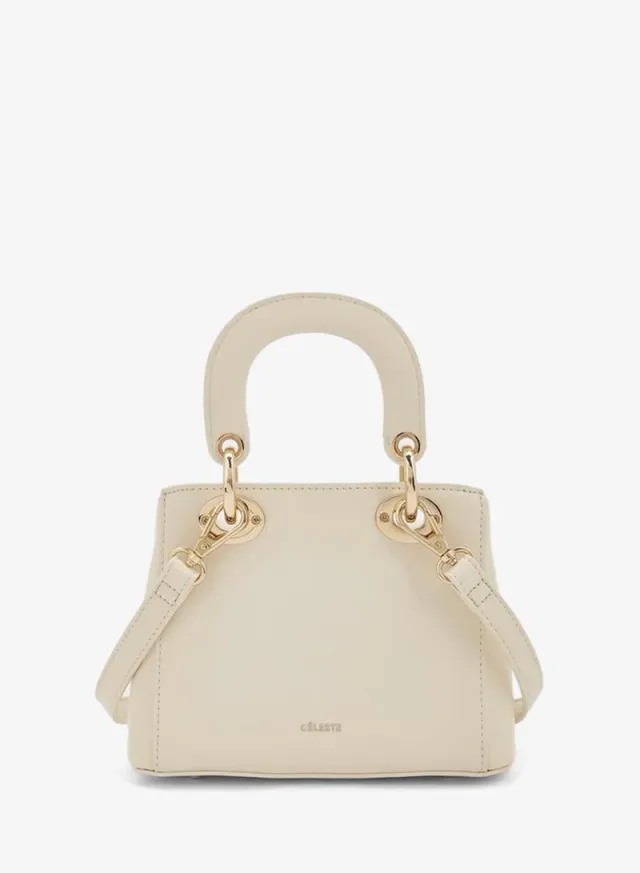 Bow Accent Crossbody Bag With Top Handle – صورة 5