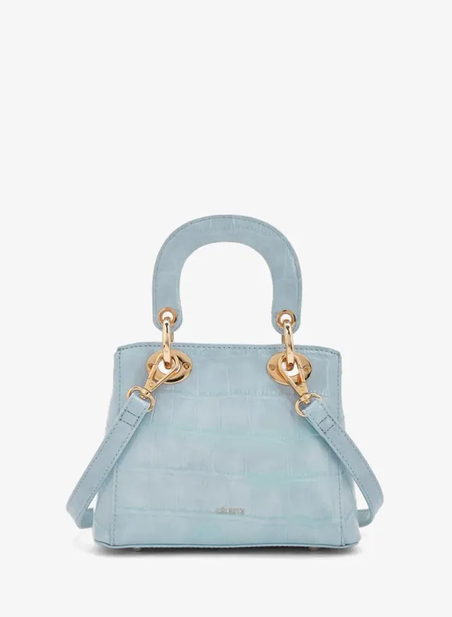 Bow Accent Crossbody Bag With Top Handle – صورة 5