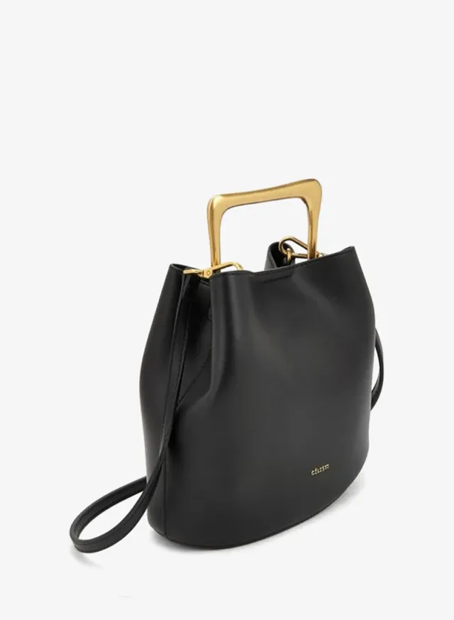 Metallic Handle Crossbody Bag With Pouch – image 3