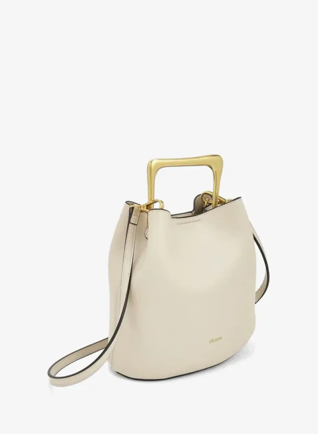 Metallic Handle Crossbody Bag With Pouch – صورة 3