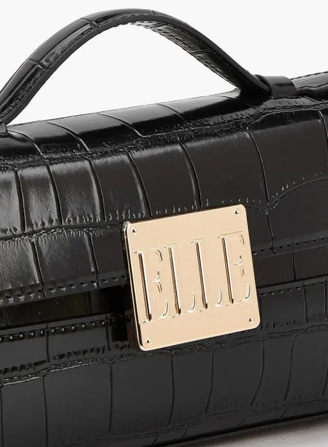 Textured Crossbody Bag with Detachable Strap – صورة 3