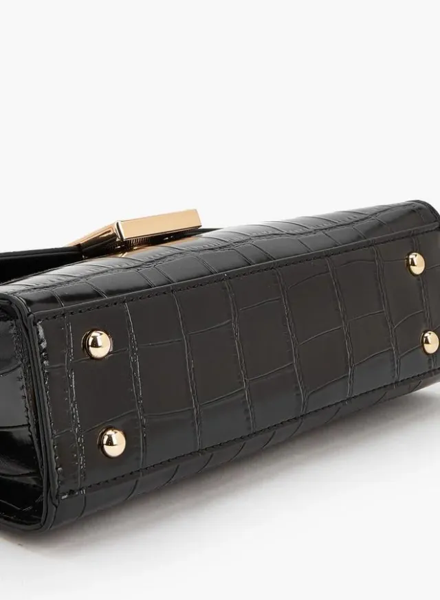 Textured Crossbody Bag with Detachable Strap – صورة 5