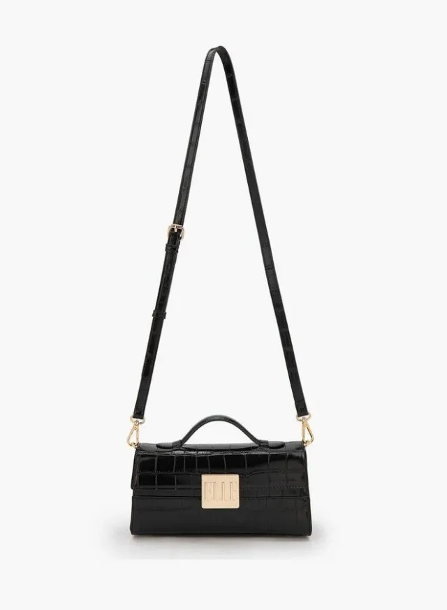 Textured Crossbody Bag with Detachable Strap – صورة 6