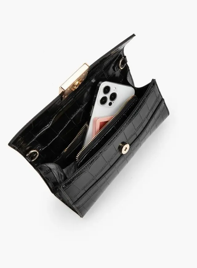 Textured Crossbody Bag with Detachable Strap – صورة 7