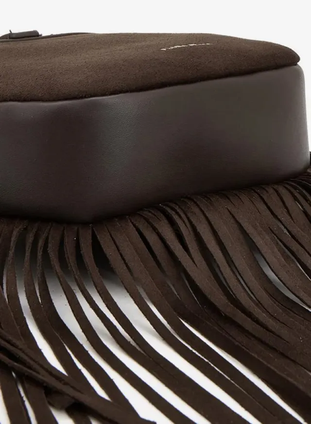 Fringe Detail Crossbody Bag With Adjustable Strap – صورة 6