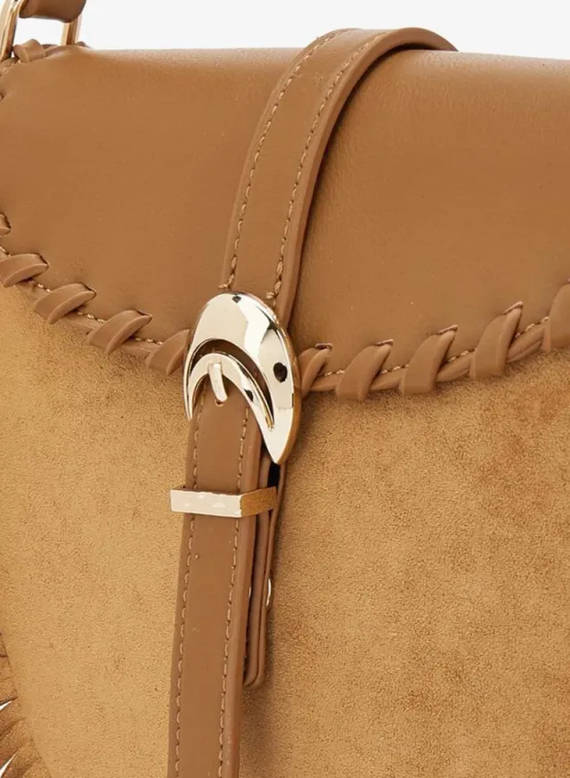 Fringe Detail Crossbody Bag With Adjustable Strap – صورة 5