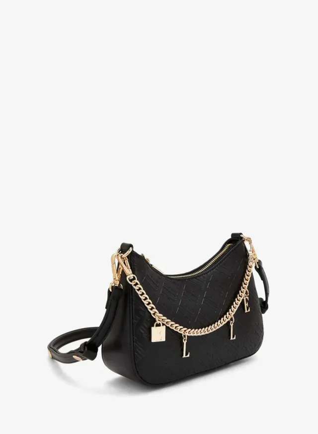 Monogram Embossed Crossbody Bag With Detachable Shoulder Strap – صورة 2
