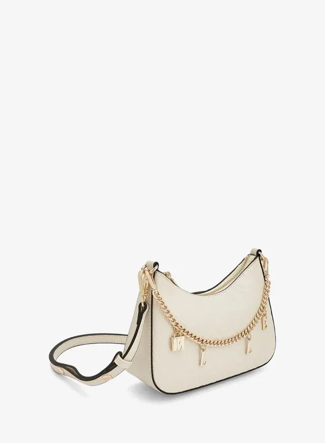 Monogram Embossed Crossbody Bag With Detachable Shoulder Strap – صورة 3