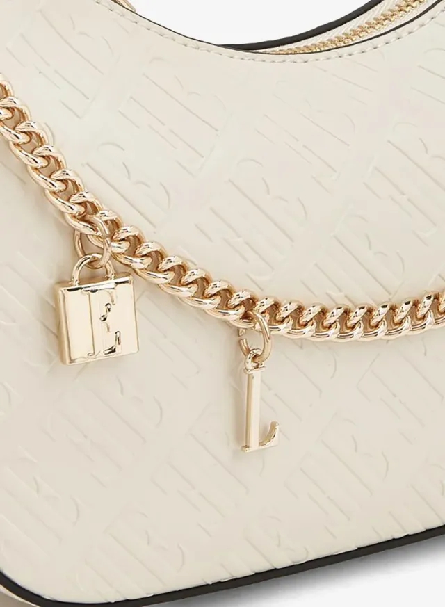 Monogram Embossed Crossbody Bag With Detachable Shoulder Strap – صورة 4
