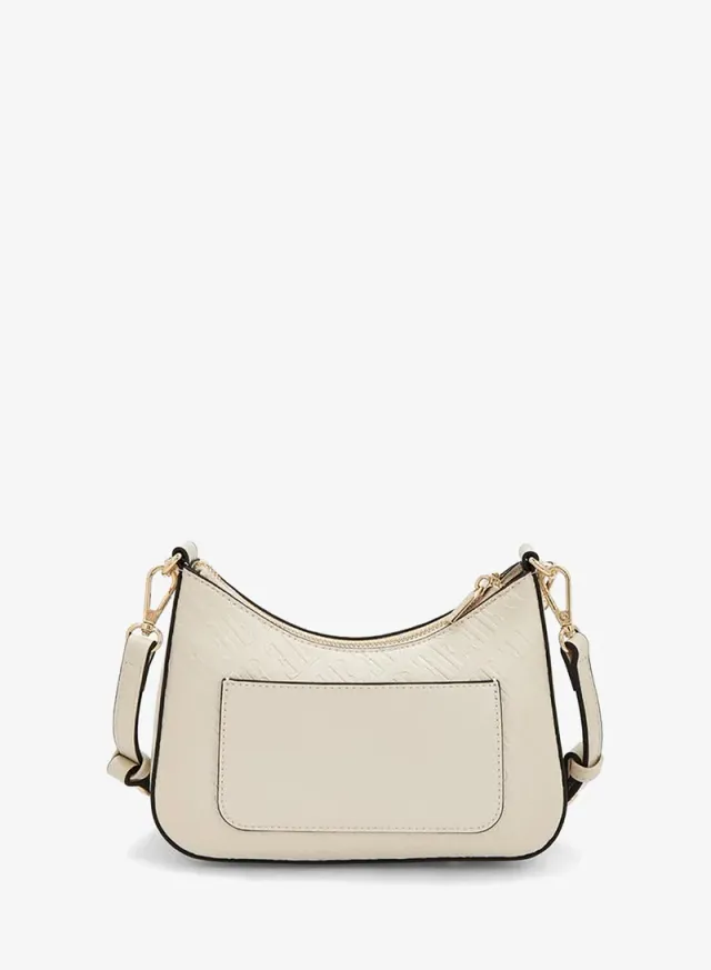 Monogram Embossed Crossbody Bag With Detachable Shoulder Strap – صورة 5