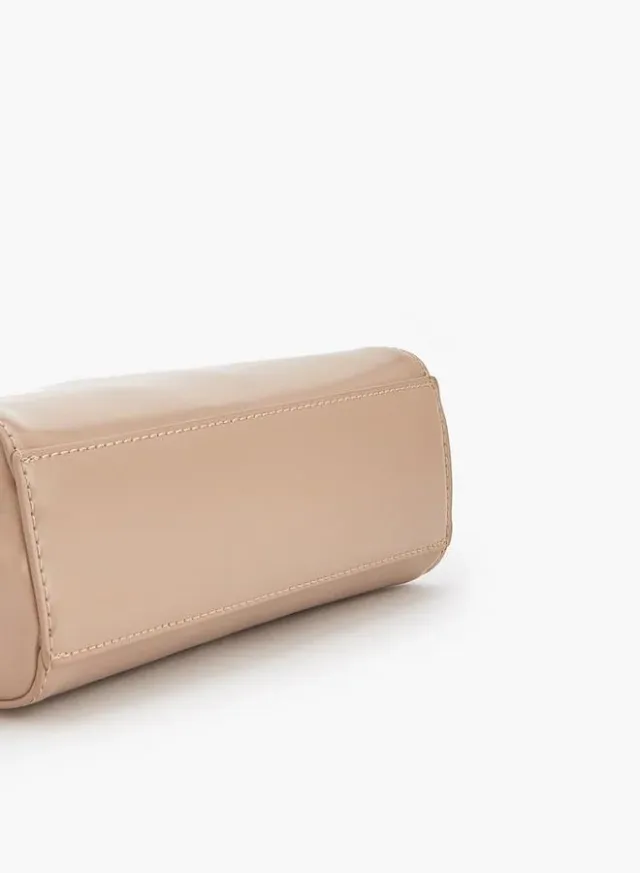 Solid Crossbody Bag With Chain Strap – image 6