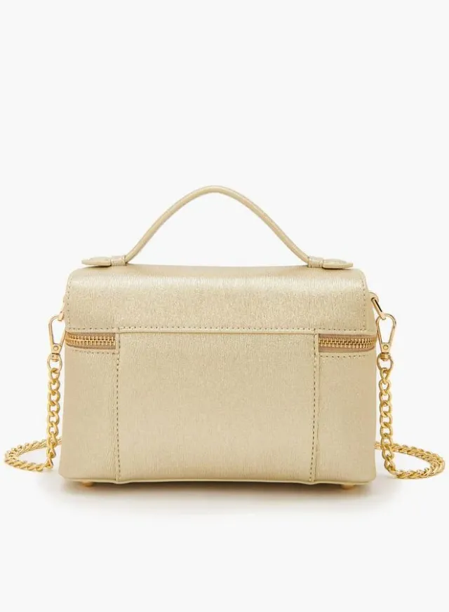 Textured Crossbody Bag With Detachable Strap – image 4