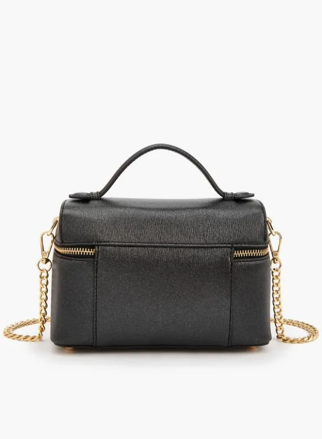 Textured Crossbody Bag With Detachable Strap – image 4