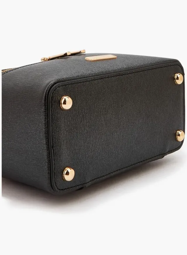 Textured Crossbody Bag With Detachable Strap – image 6