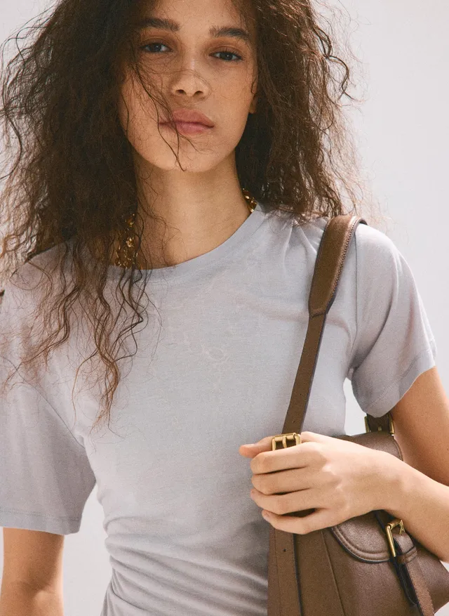 Shoulder bag with buckle – image 7