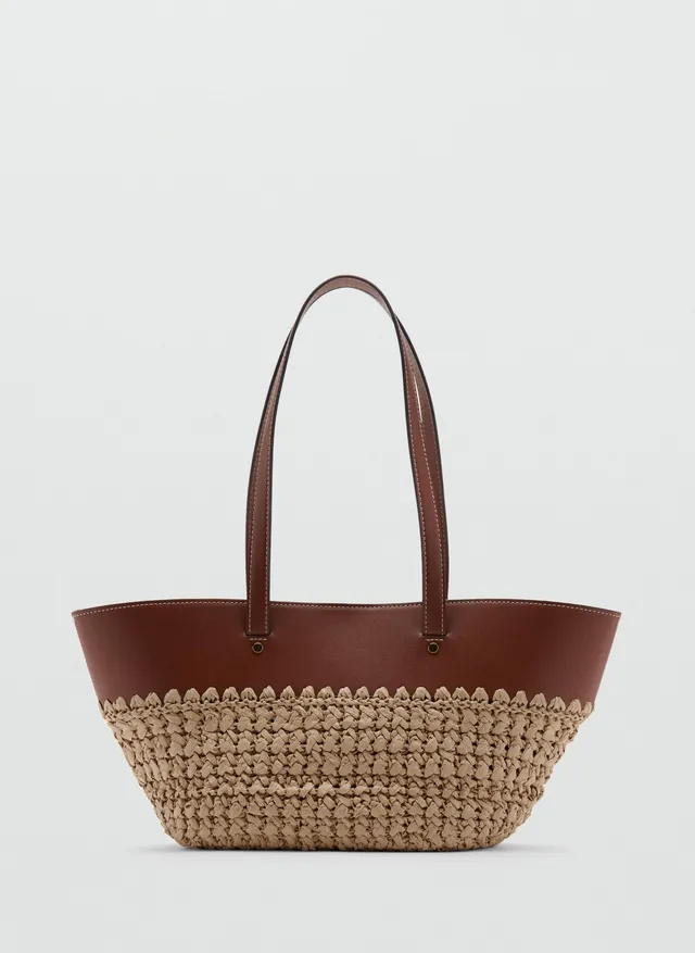 Natural fibre tote bag