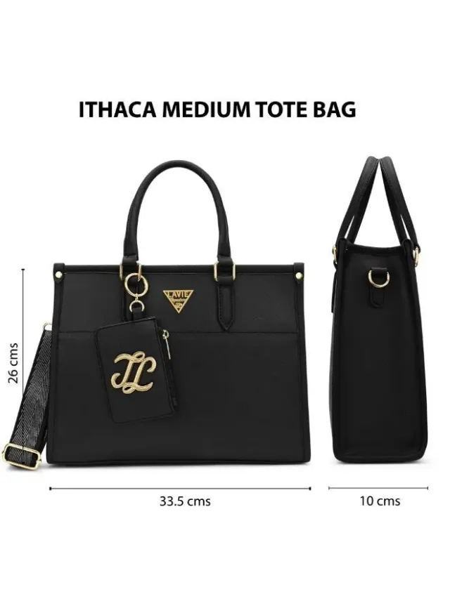 Signature Ithaca Colourblock Tote Black – image 7