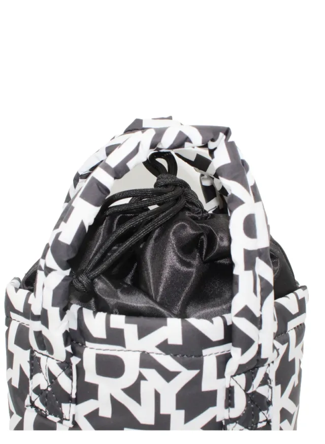 DKNY Signature Puffer Small Cosmetic Bag, Black – image 3
