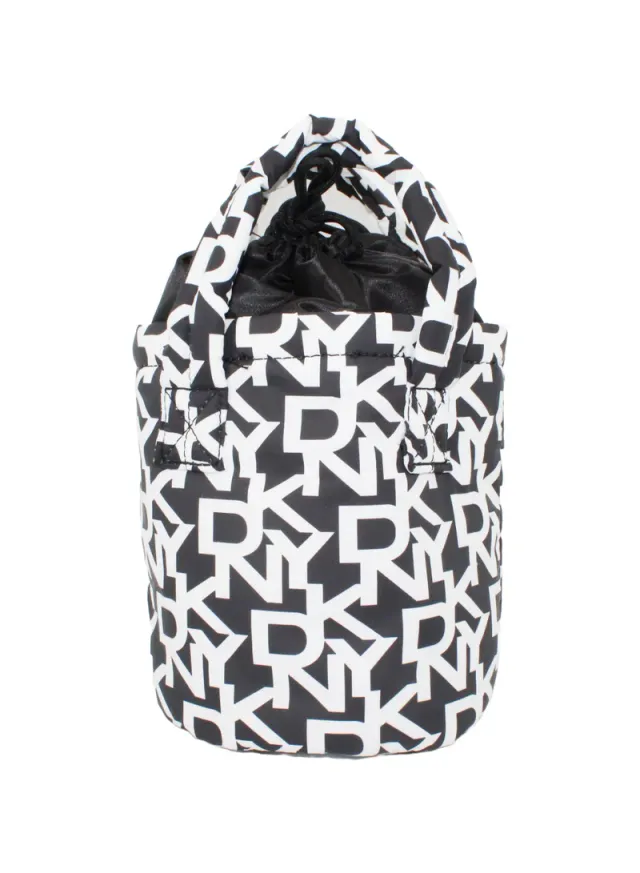 DKNY Signature Puffer Small Cosmetic Bag, Black – image 4
