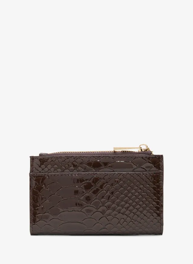 ALDO Mereclya Animal Print Bi-Fold Wallet (Brown) – image 2