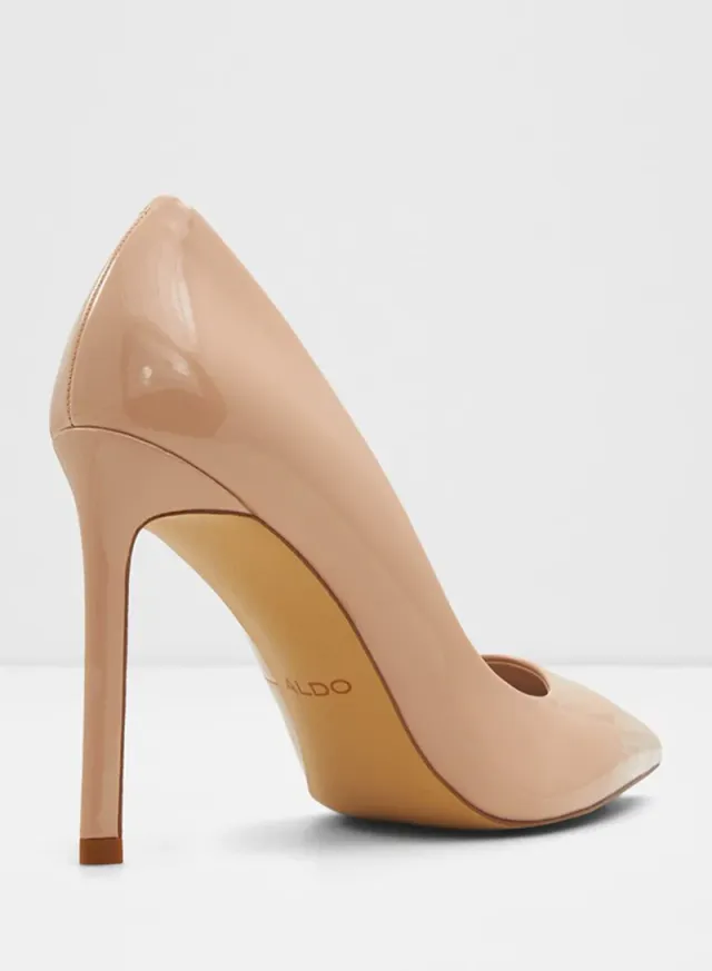 Women's Light Steel Blue Microfiber Stiletto Pumps - 3.75" Heel – image 4