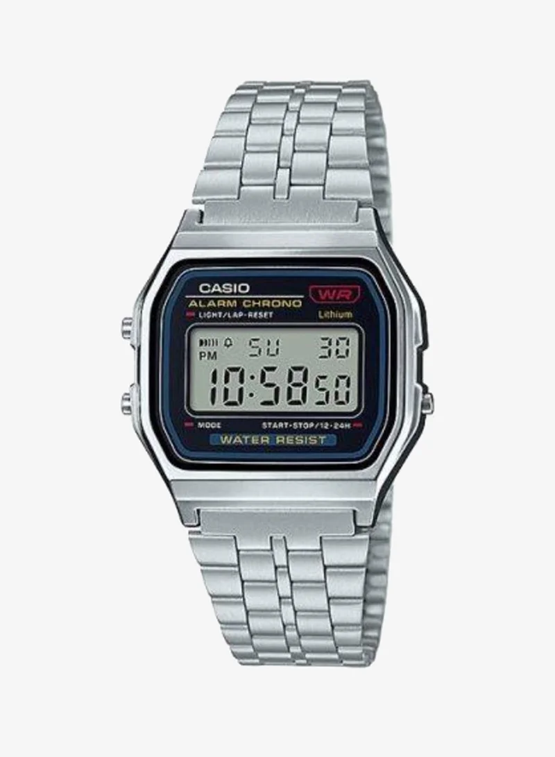 Stainless Steel Digital Watch A159WA-N1DF Grey