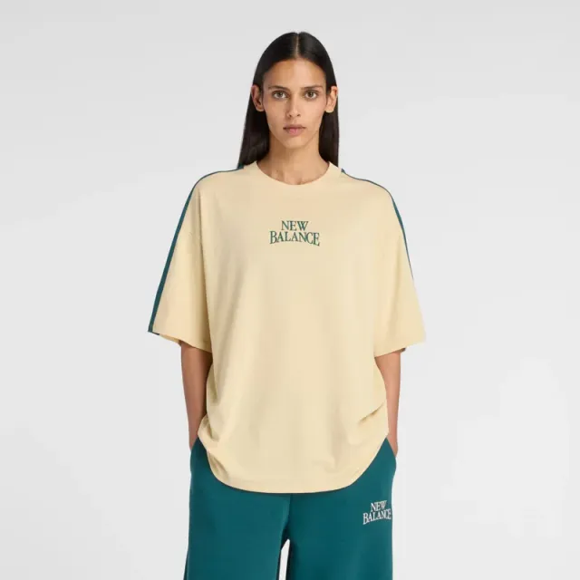 Linear Heritage Oversized T-Shirt White